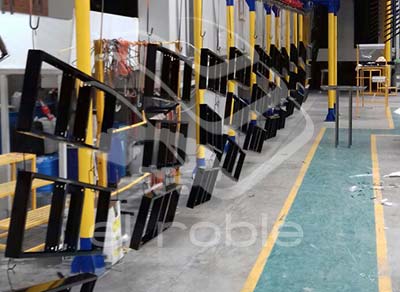 Proceso de Horneado en Pintura Electrostática