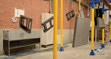 Colocación de piezas en cadena