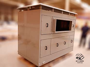 Transformación de lámina en productos acabados con Pintura Electrostática